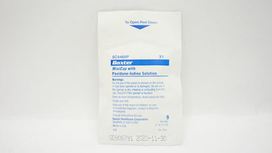 Baxter 5C4466P MiniCap with Povidone-Iodine Solution (x)